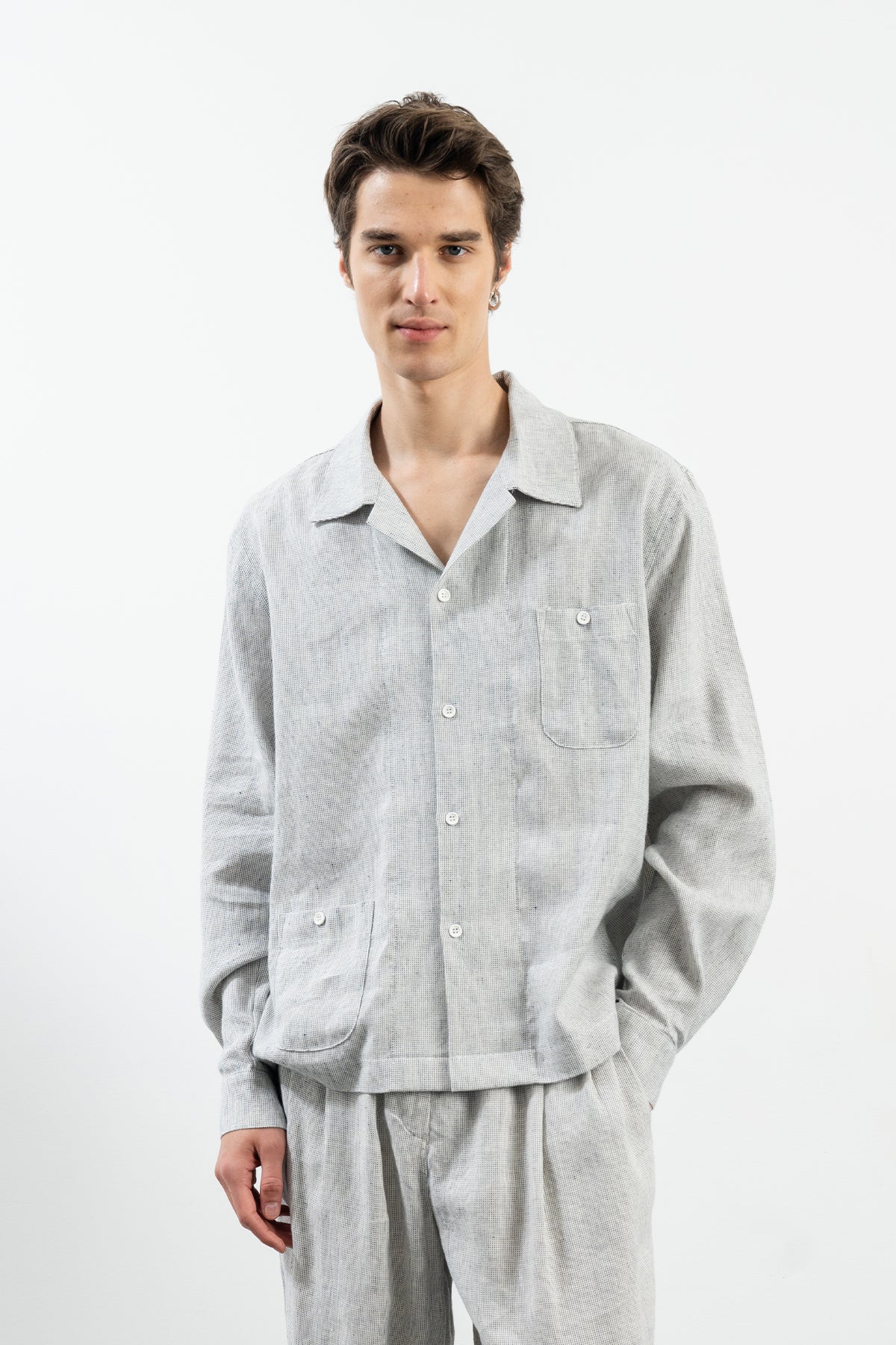 COR SHIRT - NAVY / WHITE