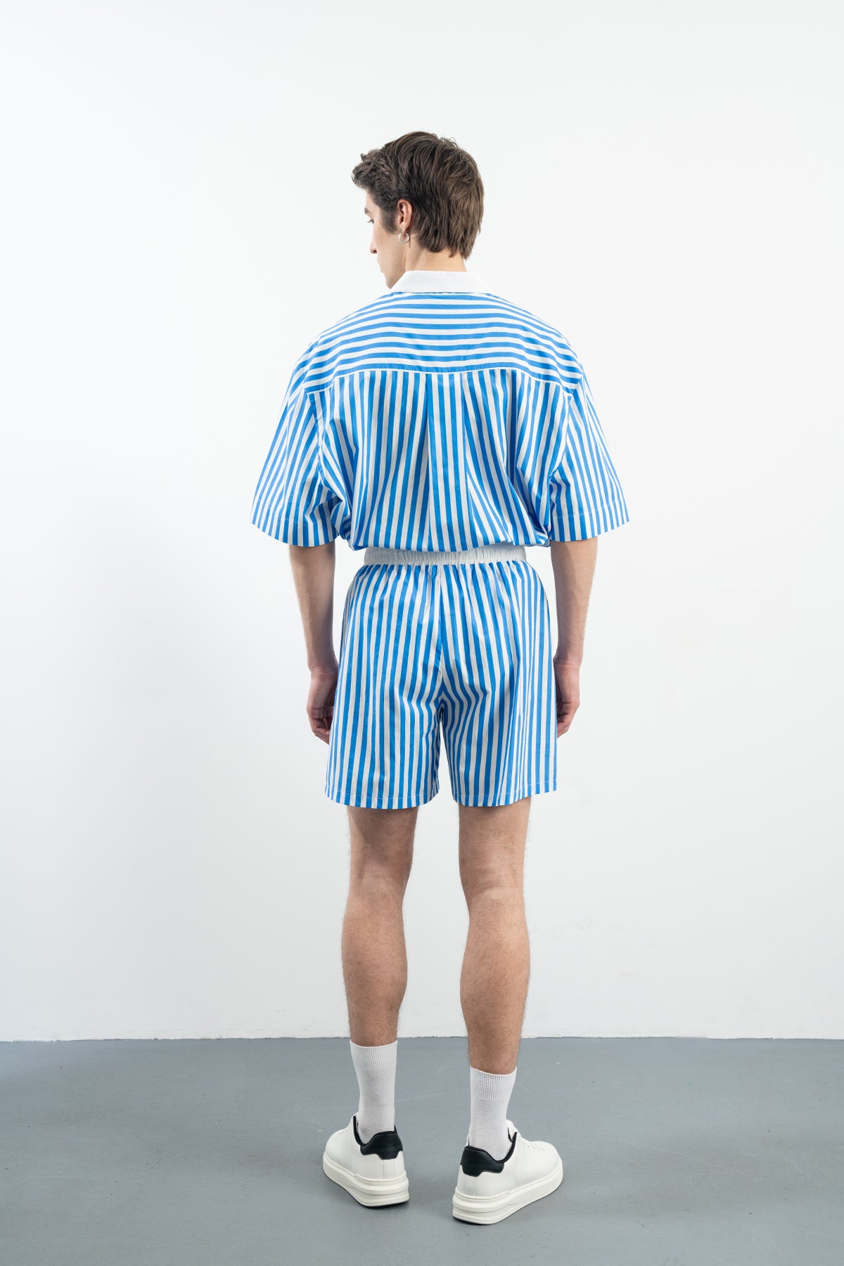 ORRA SHORTS - BLUE / WHITE