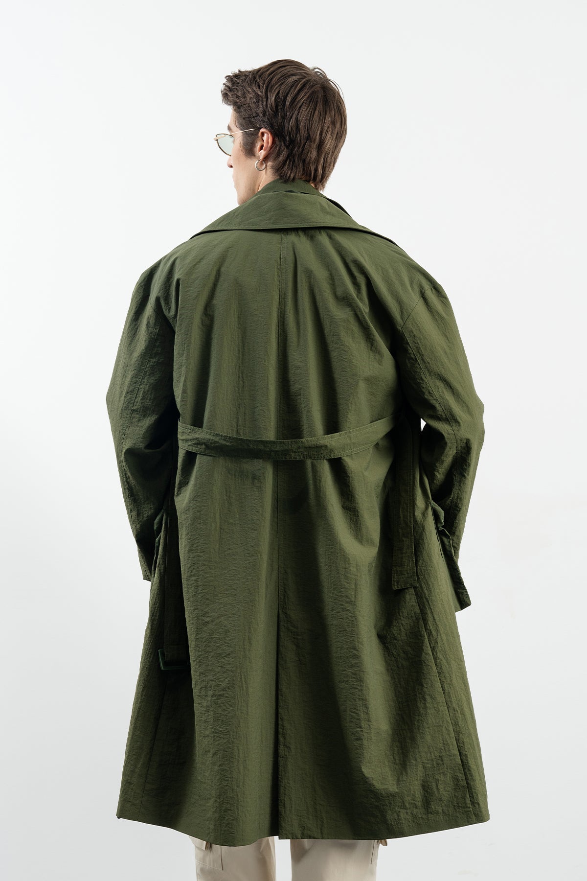 SOLID TRENCHCOAT - KHAKI