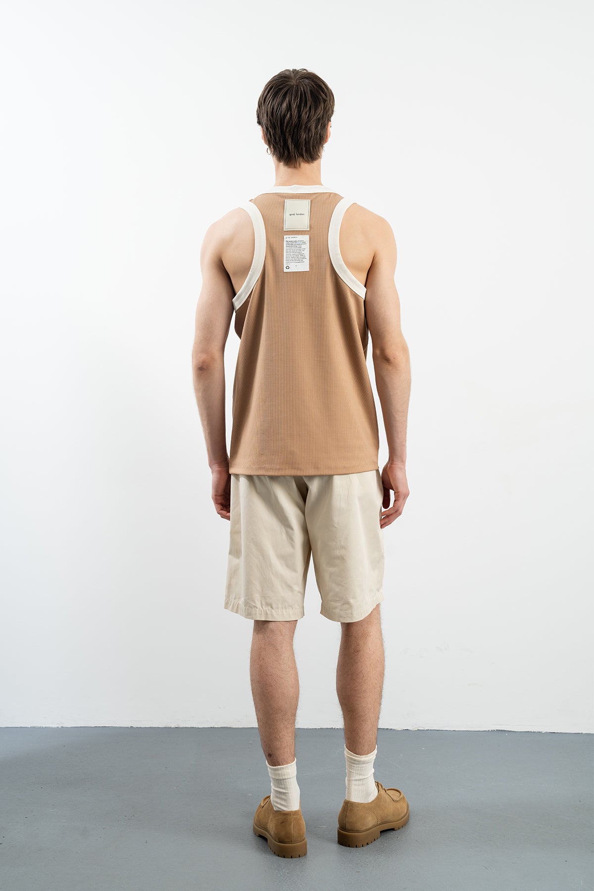 BLITZ TANK TOP - BEIGE