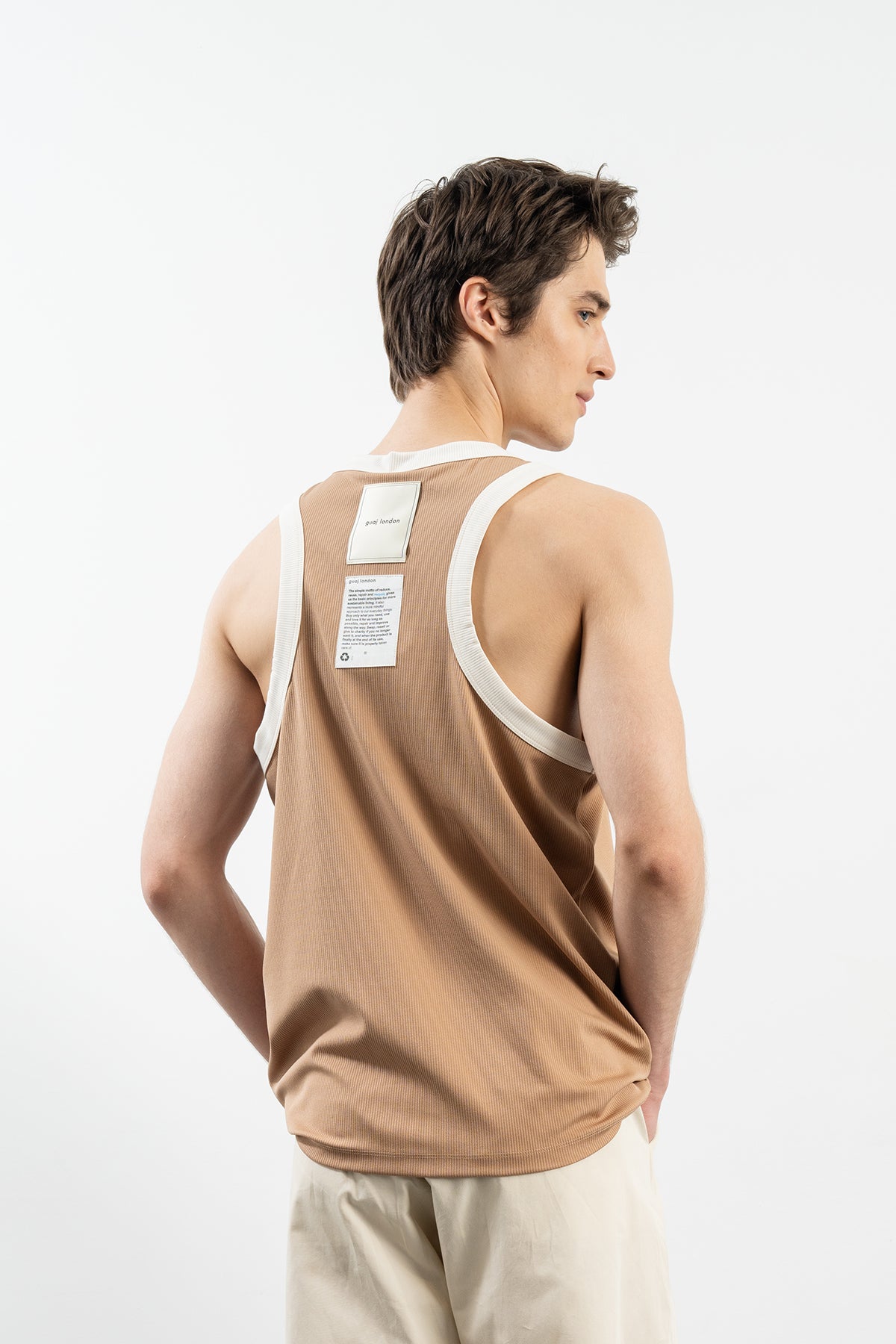 BLITZ TANK TOP - BEIGE
