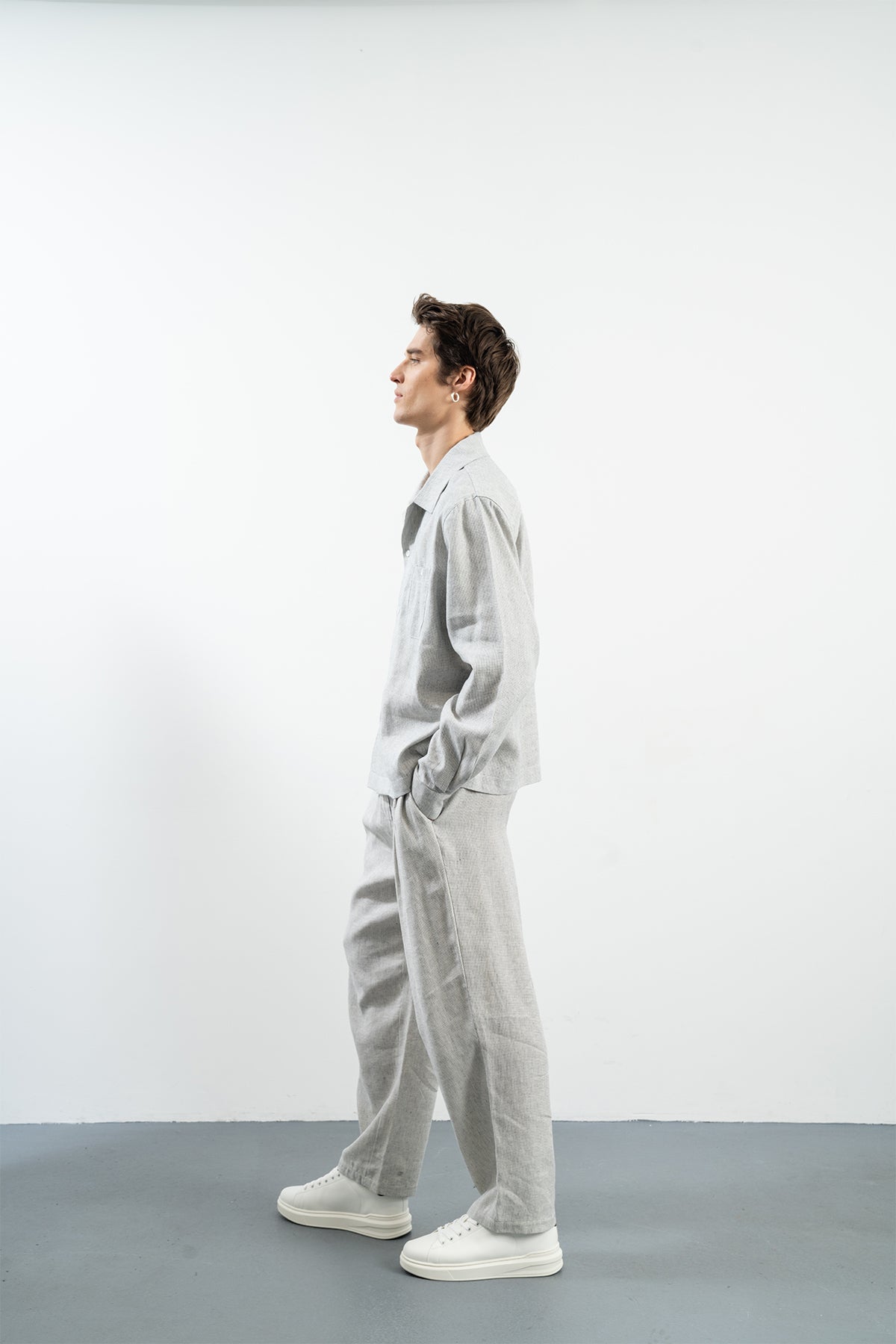 COR SHIRT - NAVY / WHITE