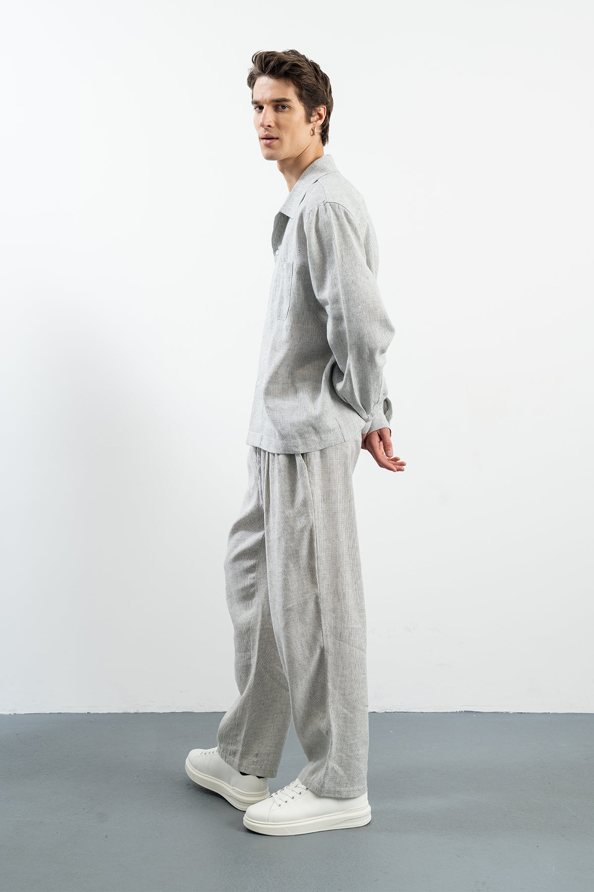 COR SHIRT - NAVY / WHITE