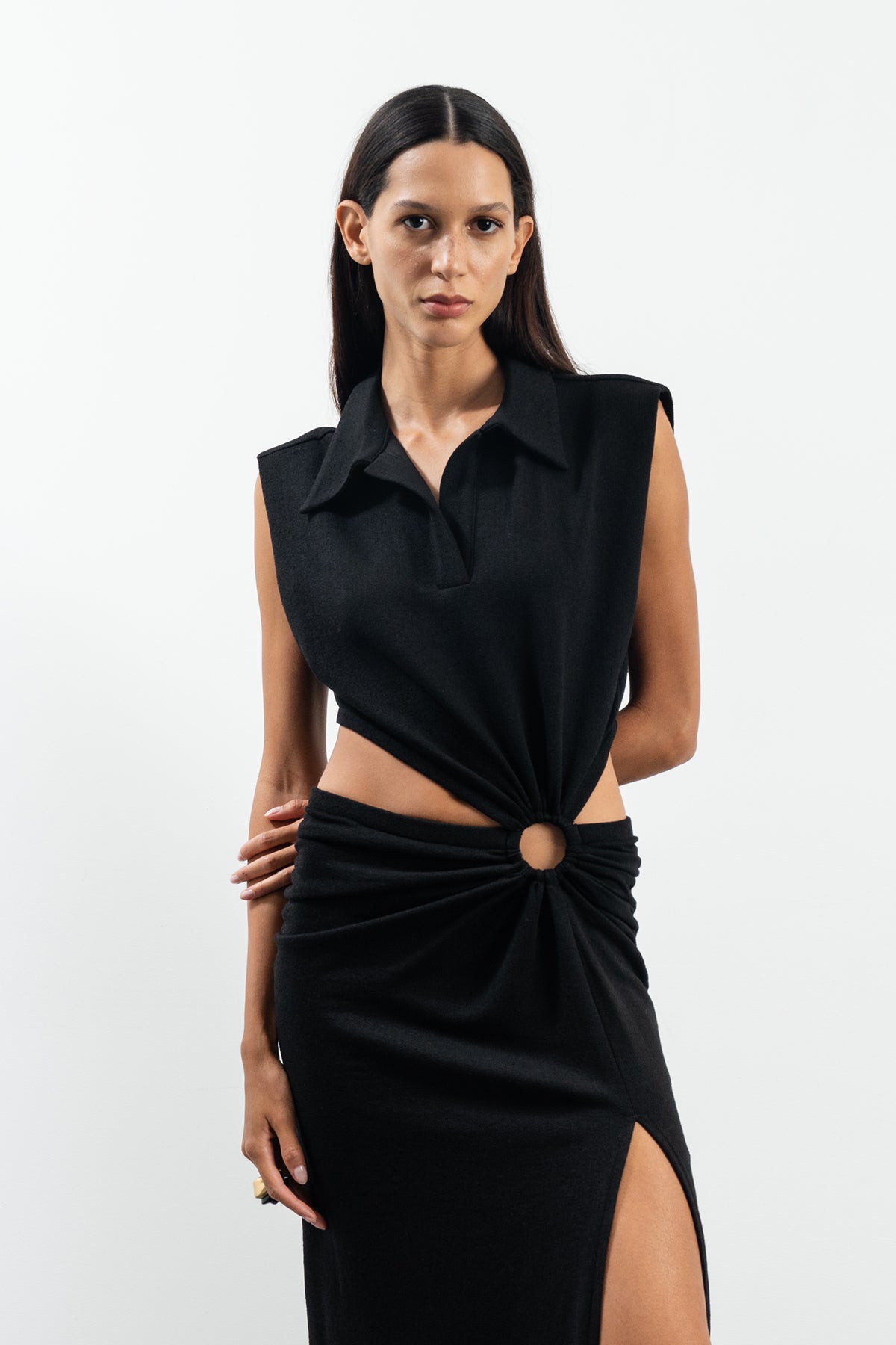NAZO DRESS - BLACK