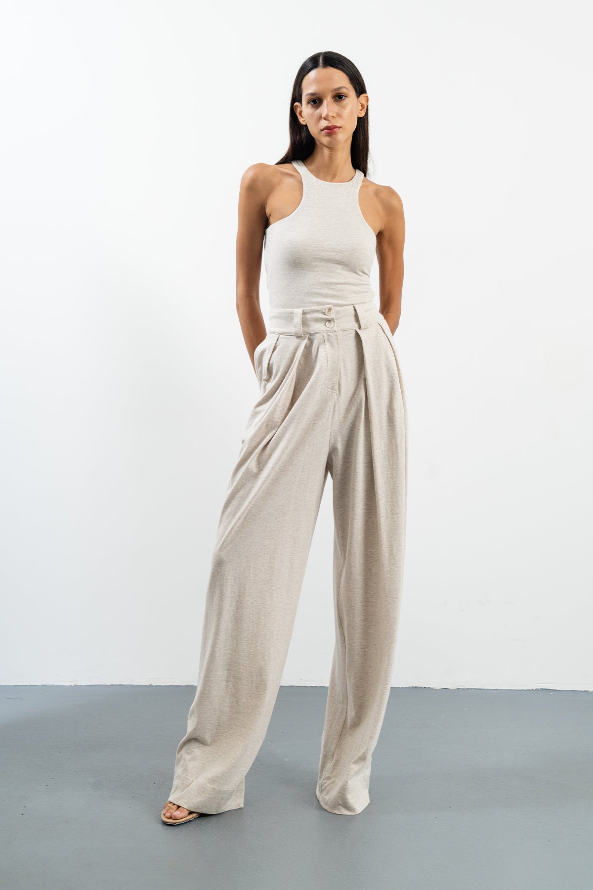 HILDA BODYSUIT - GRAY