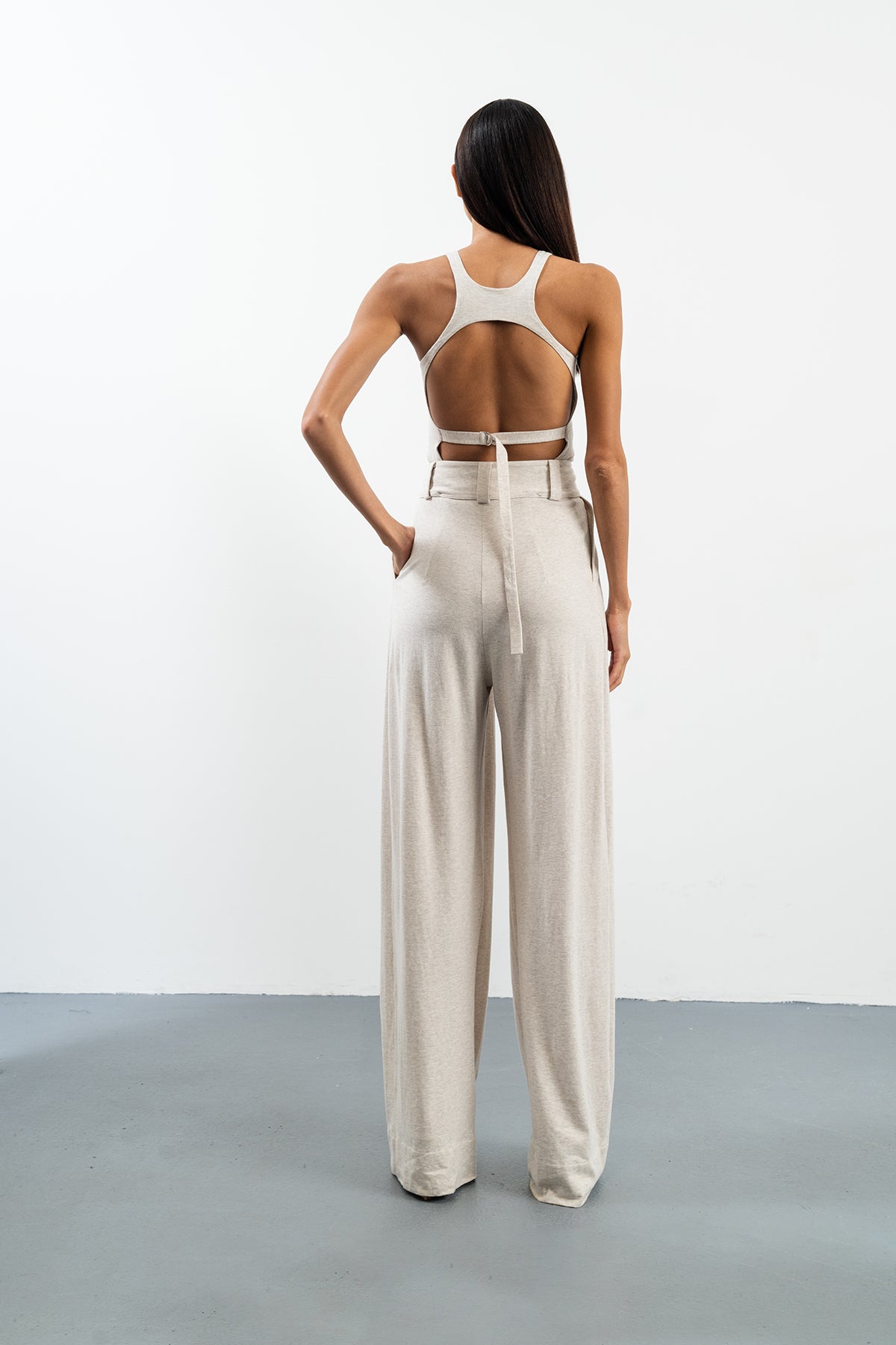 HILDA BODYSUIT - GRAY