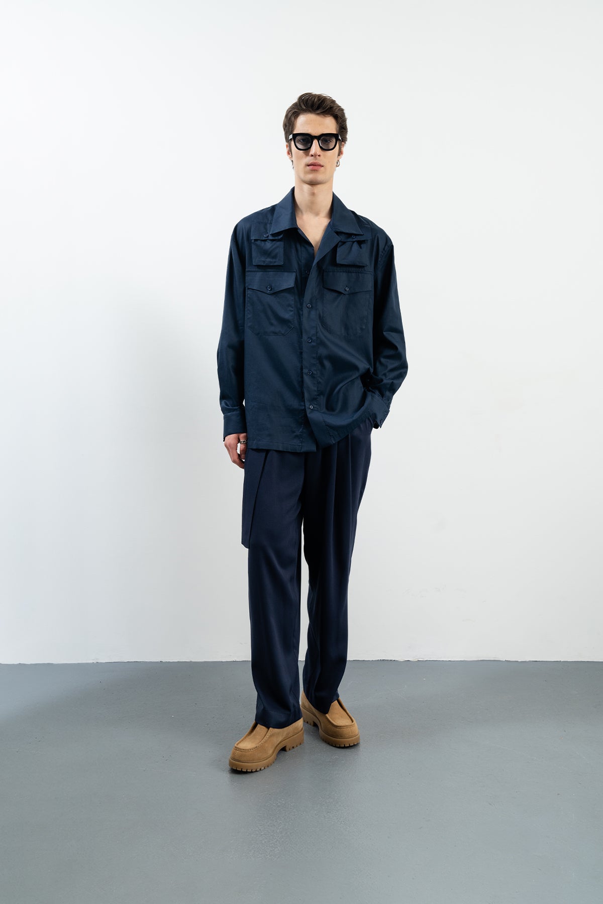 CAMERON NAVY SHIRT - NAVY