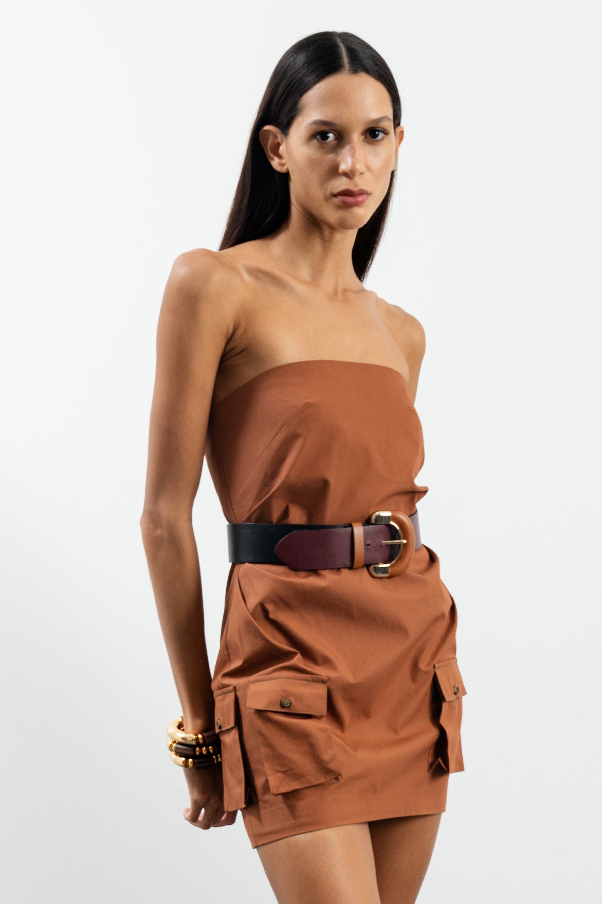 BJORN DRESS - MUSTARD