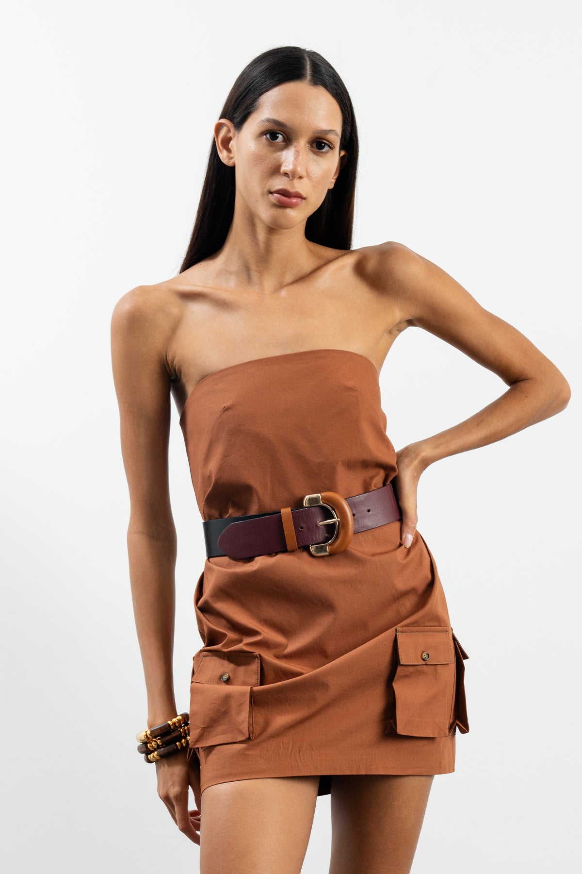 BJORN DRESS - MUSTARD