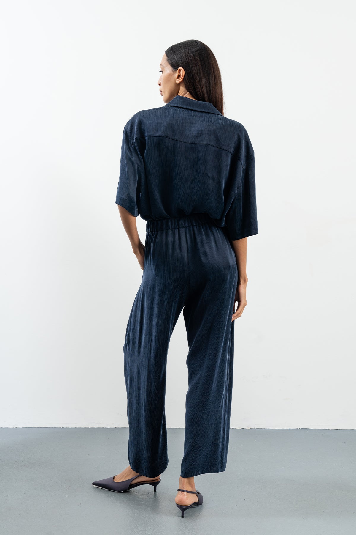 JOHANNA NAVY PANTS - NAVY BLUE