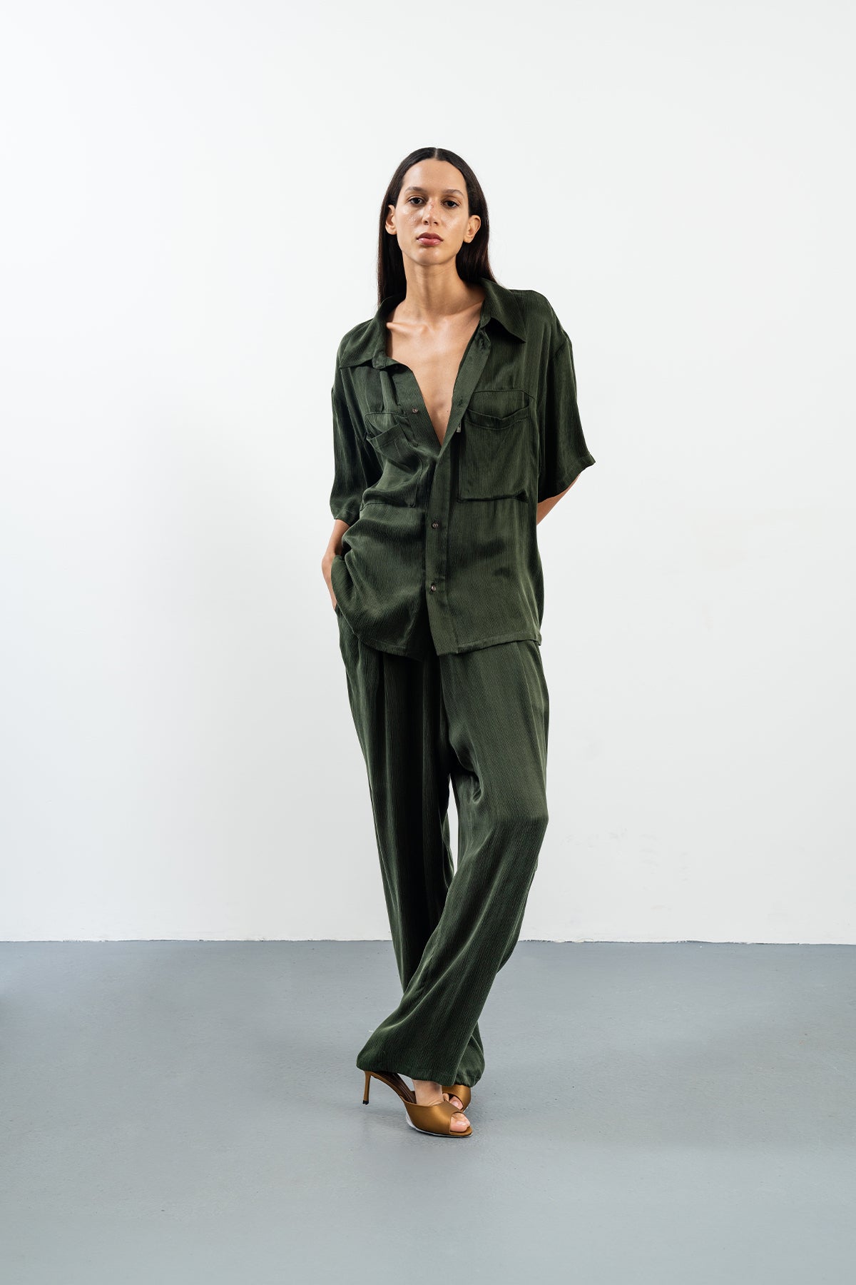 JOHANNA KHAKI PANTS - KHAKI