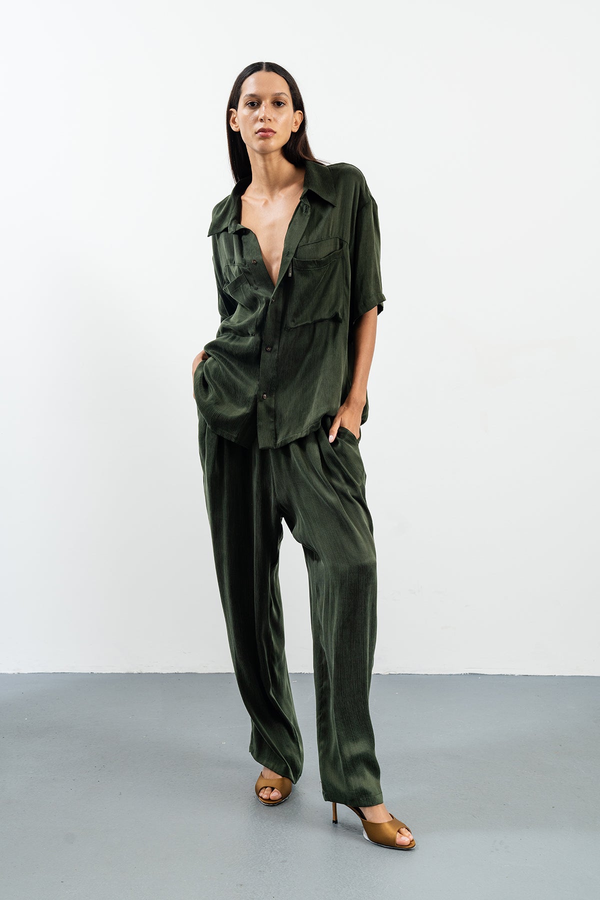 JOHAN KHAKI SHIRT - KHAKI