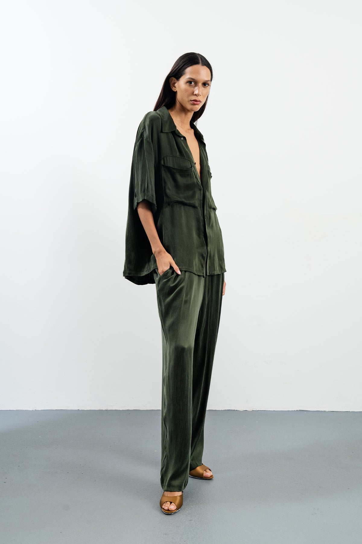 JOHANNA KHAKI PANTS - KHAKI