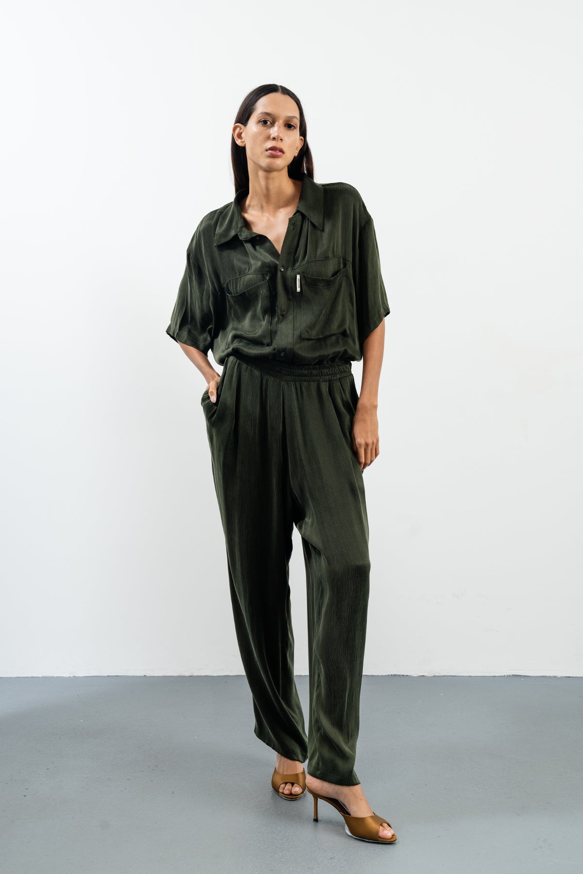 JOHANNA KHAKI PANTS - KHAKI