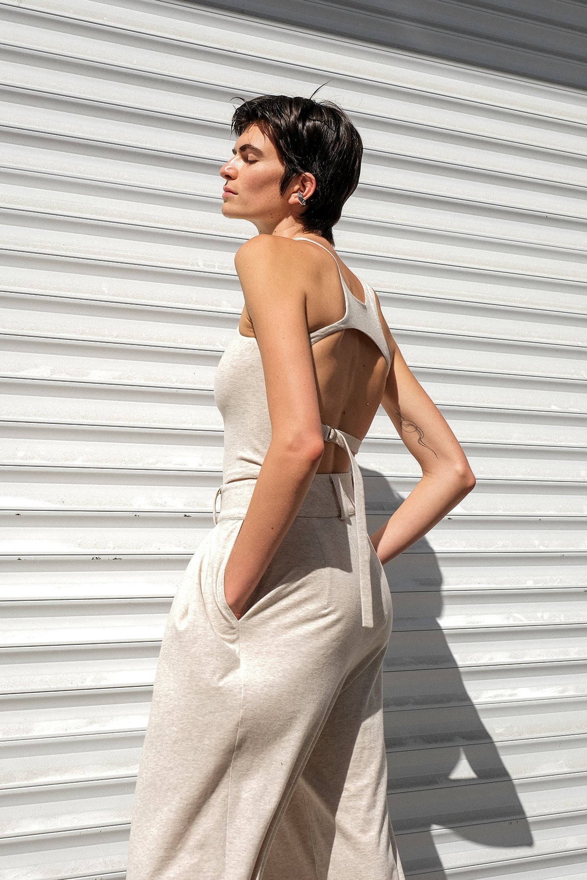 HILDA BODYSUIT - GRAY