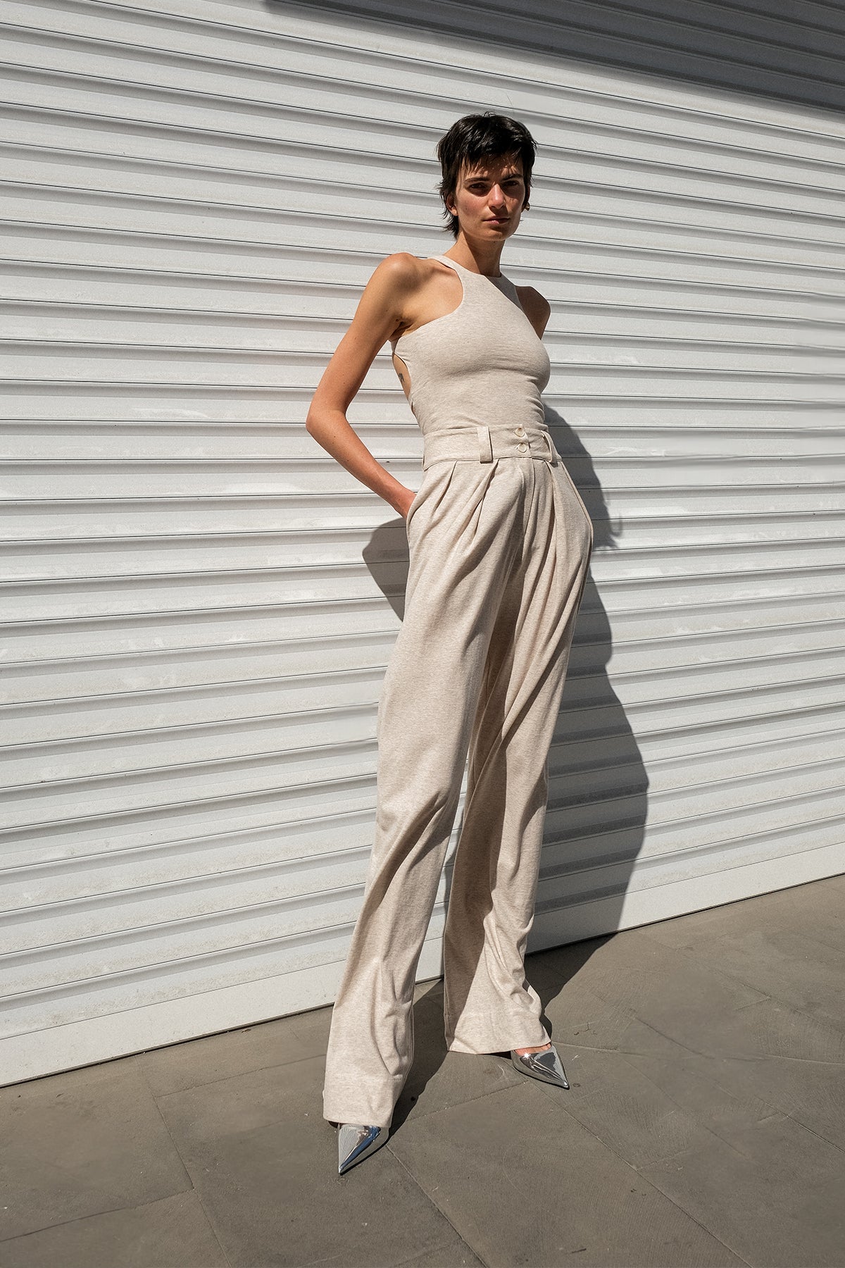 PALOMA PANTS - GRAY