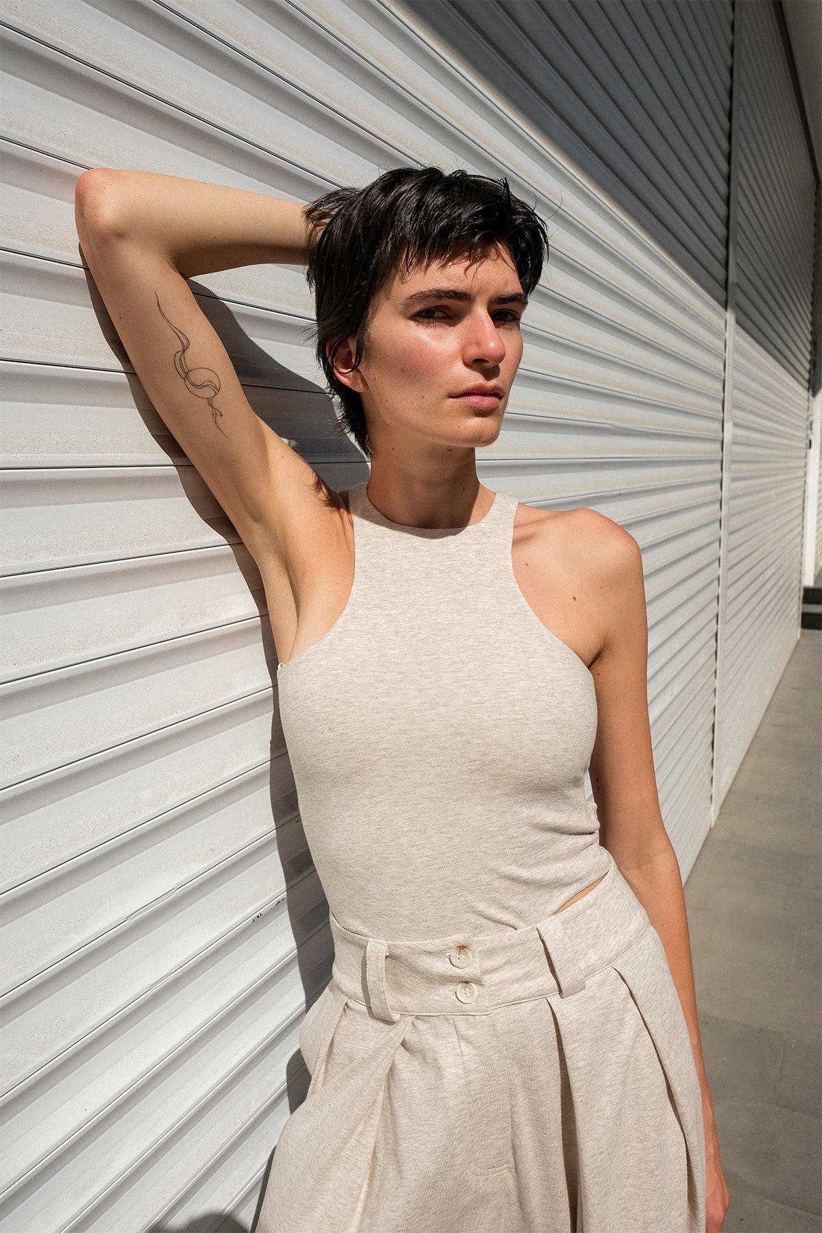 HILDA BODYSUIT - GRAY