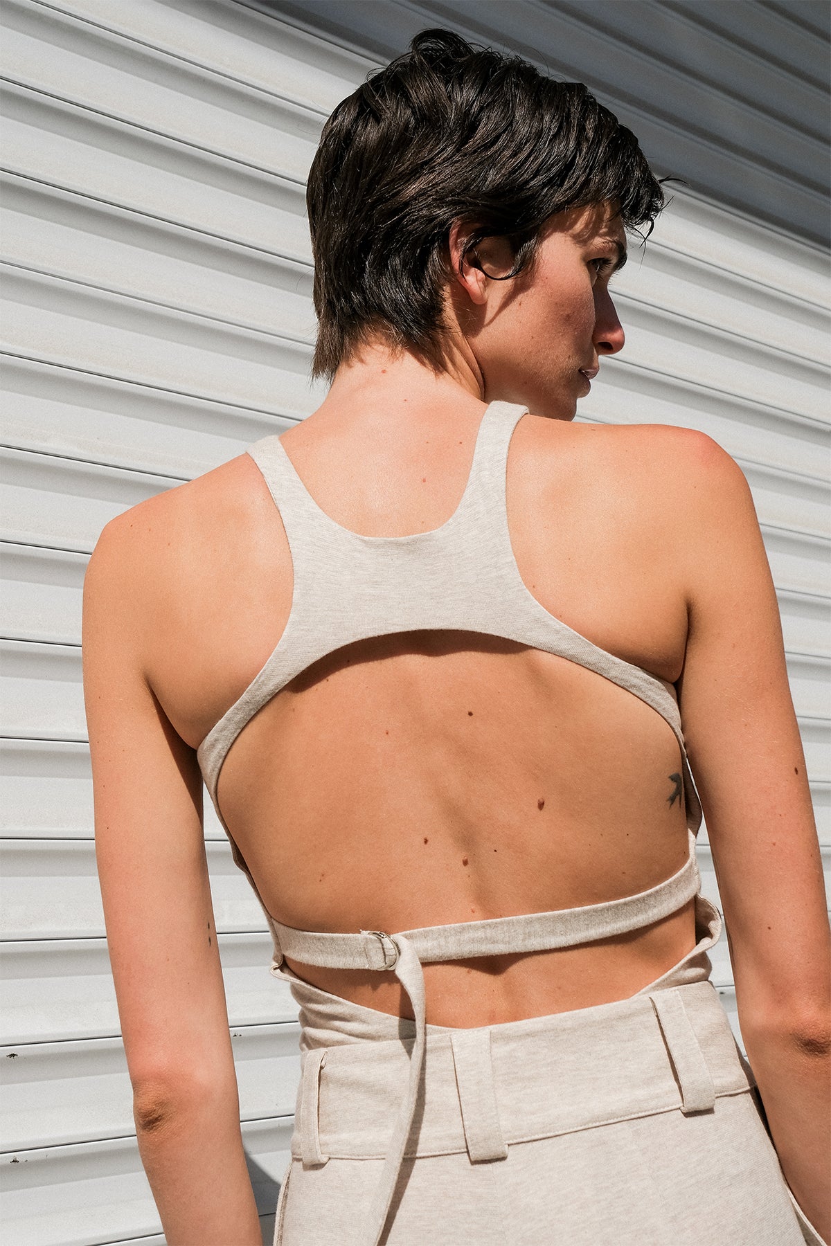 HILDA BODYSUIT - GRAY