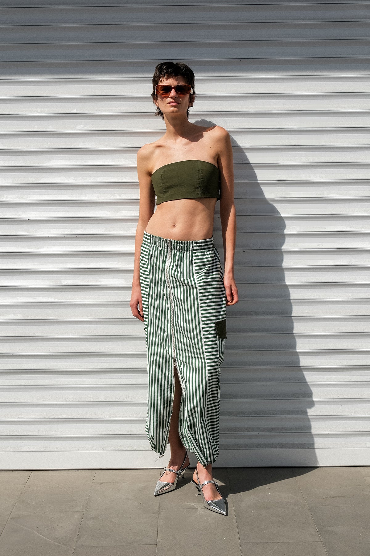 DEVA KHAKI TOP - KHAKI