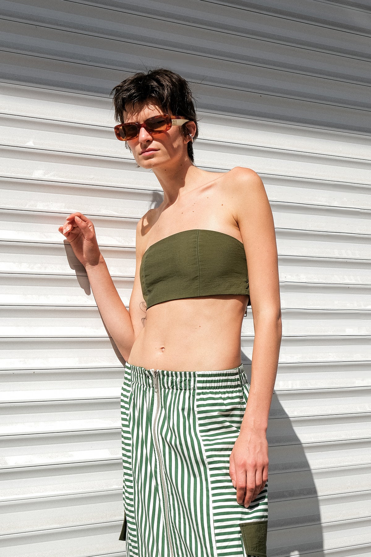 DEVA KHAKI TOP - KHAKI