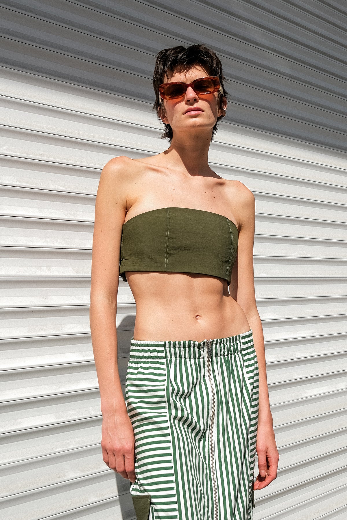 DEVA KHAKI TOP - KHAKI