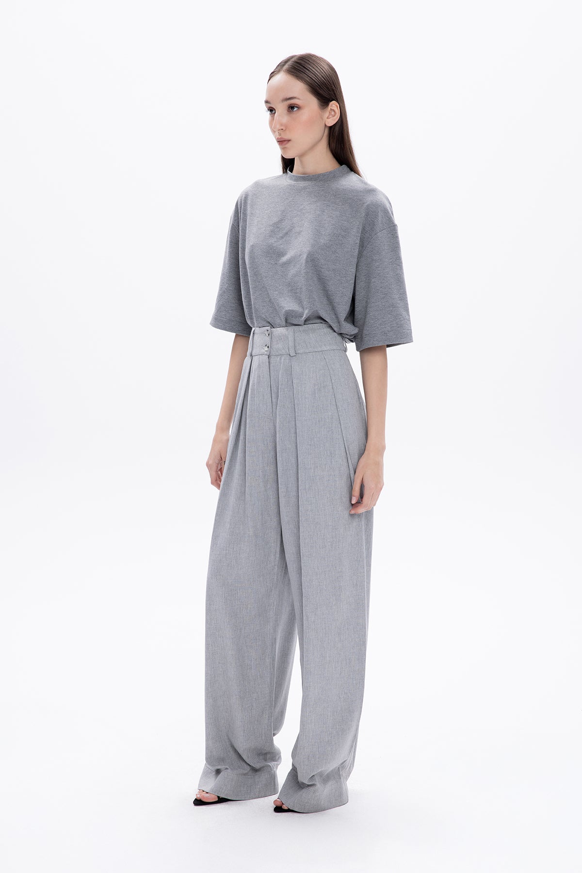 KAROLIN GREY TROUSERS