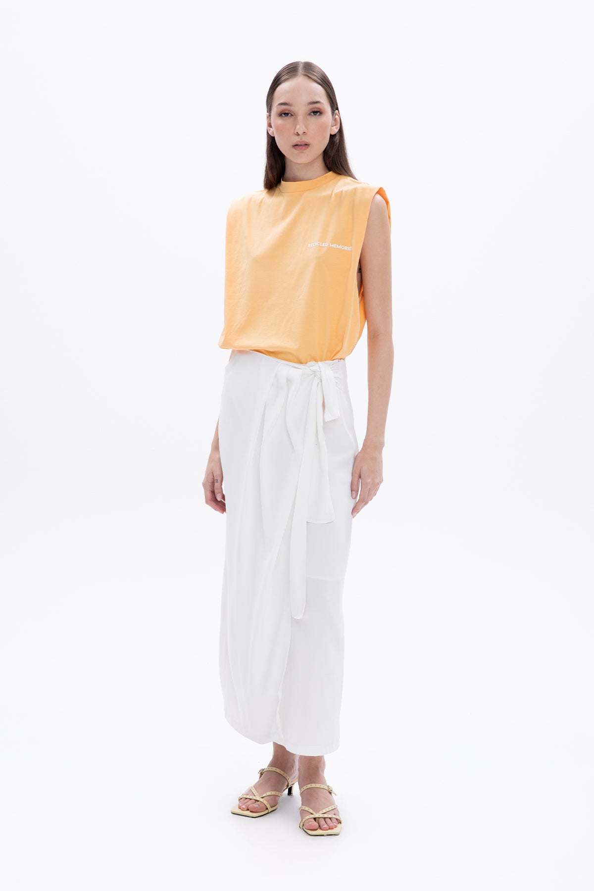 GUNCE WHITE SKIRT