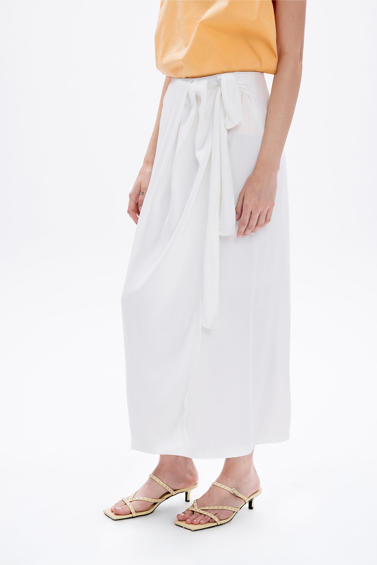 GUNCE WHITE SKIRT