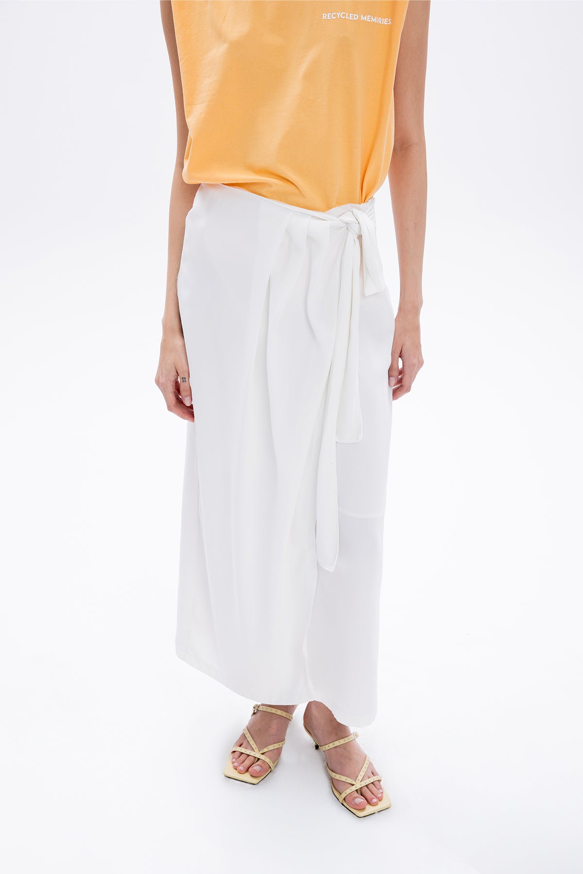 GUNCE WHITE SKIRT