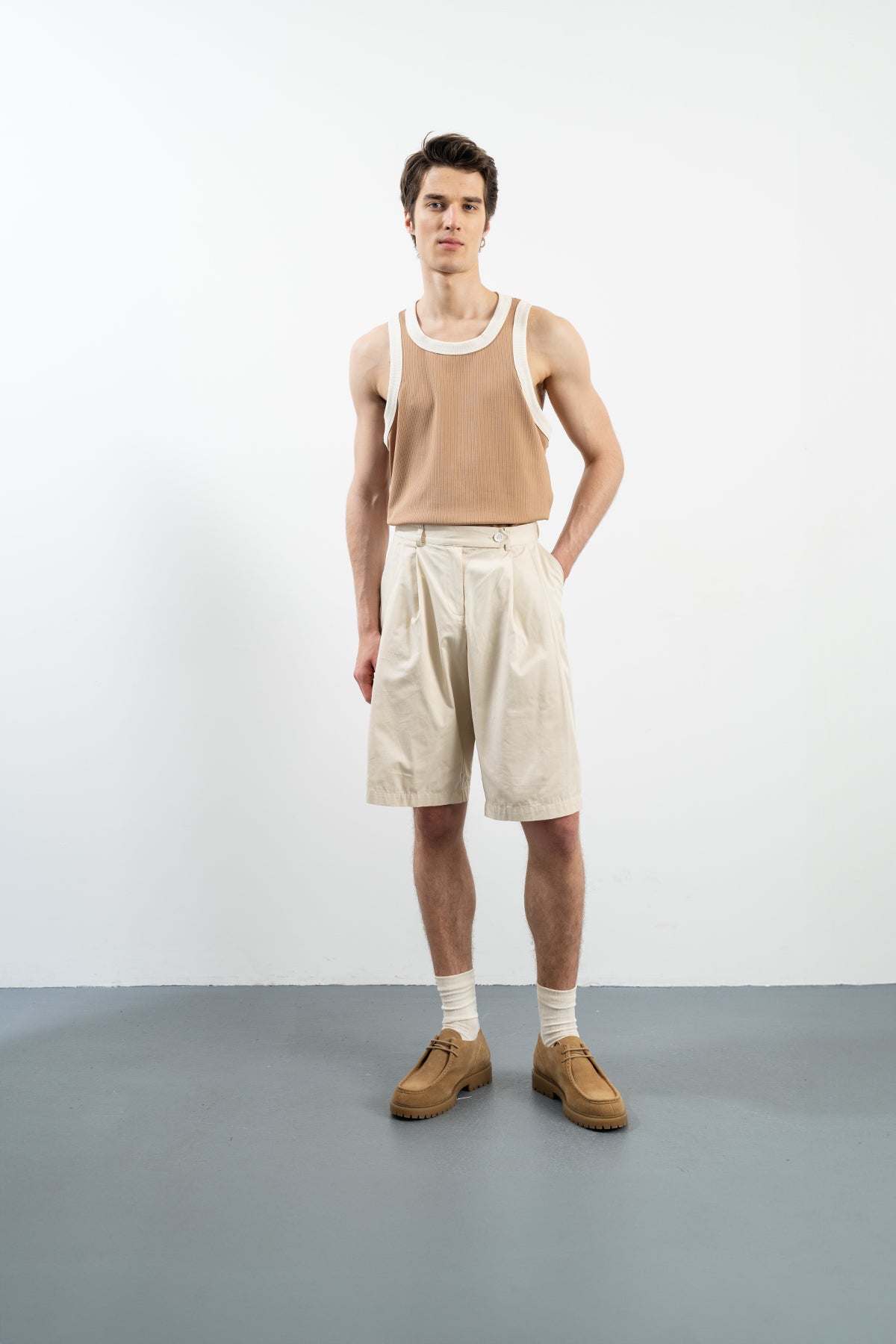FORDE SHORTS - BEIGE