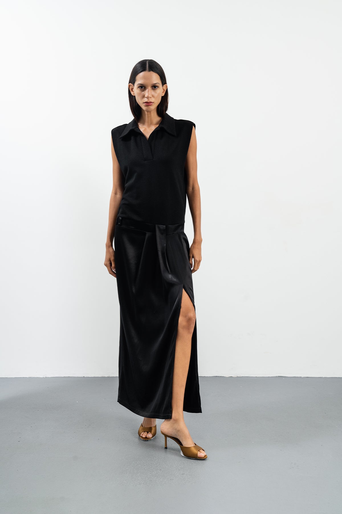 BLANC DRESS - BLACK