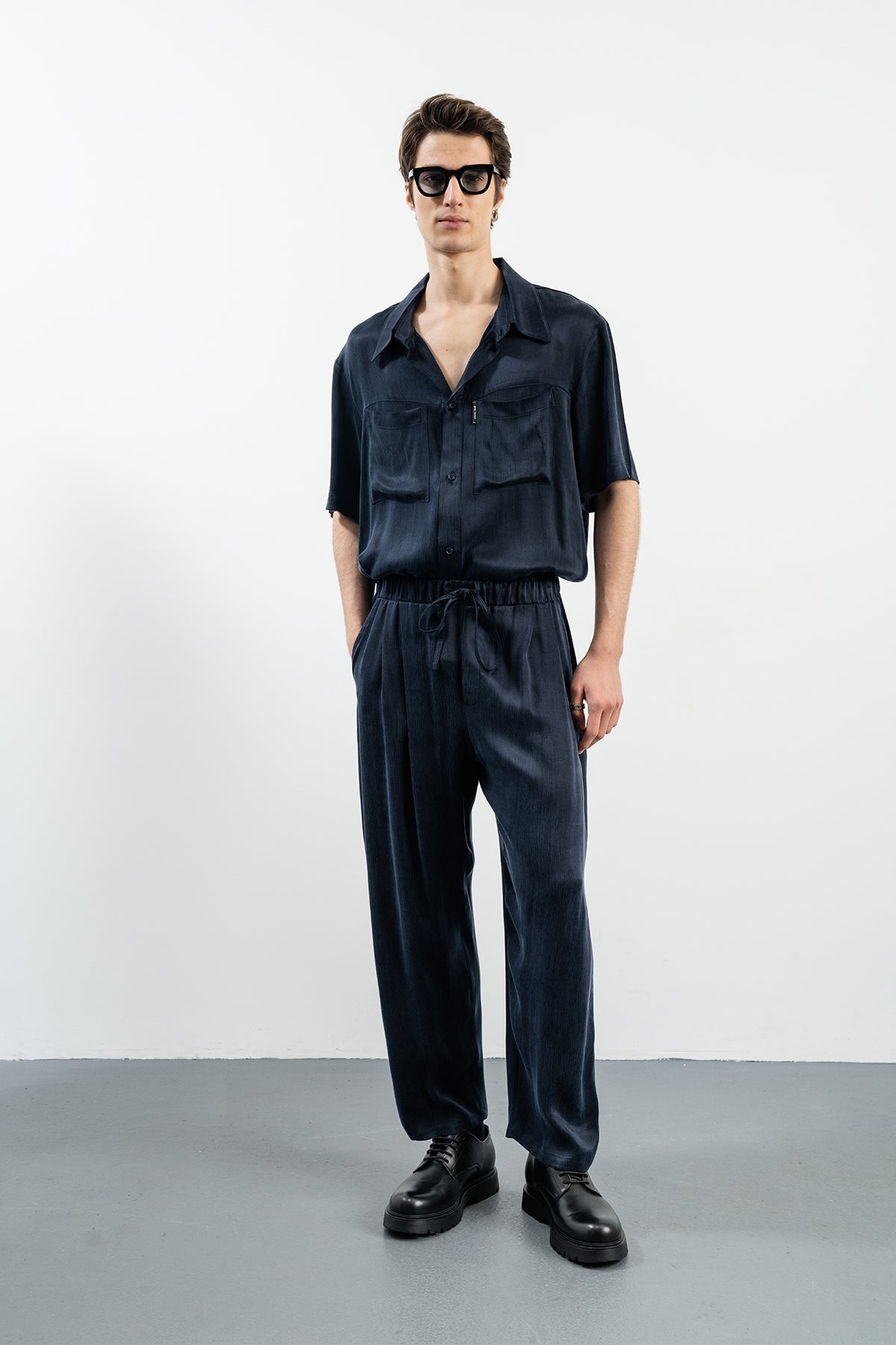 JOHAN NAVY SHIRT - NAVY