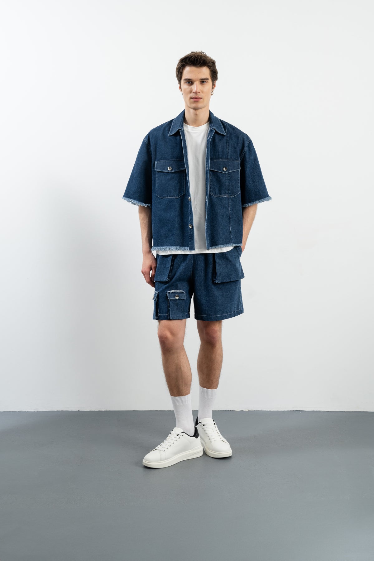 JAR SHIRT - NAVY DENIM