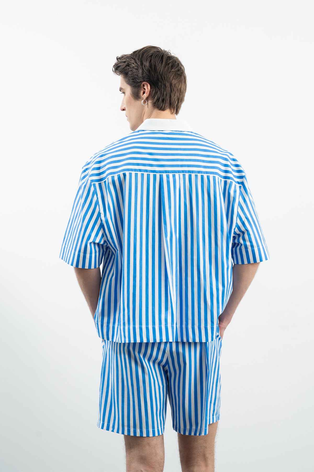 BOAN SHIRT - BLUE / WHITE