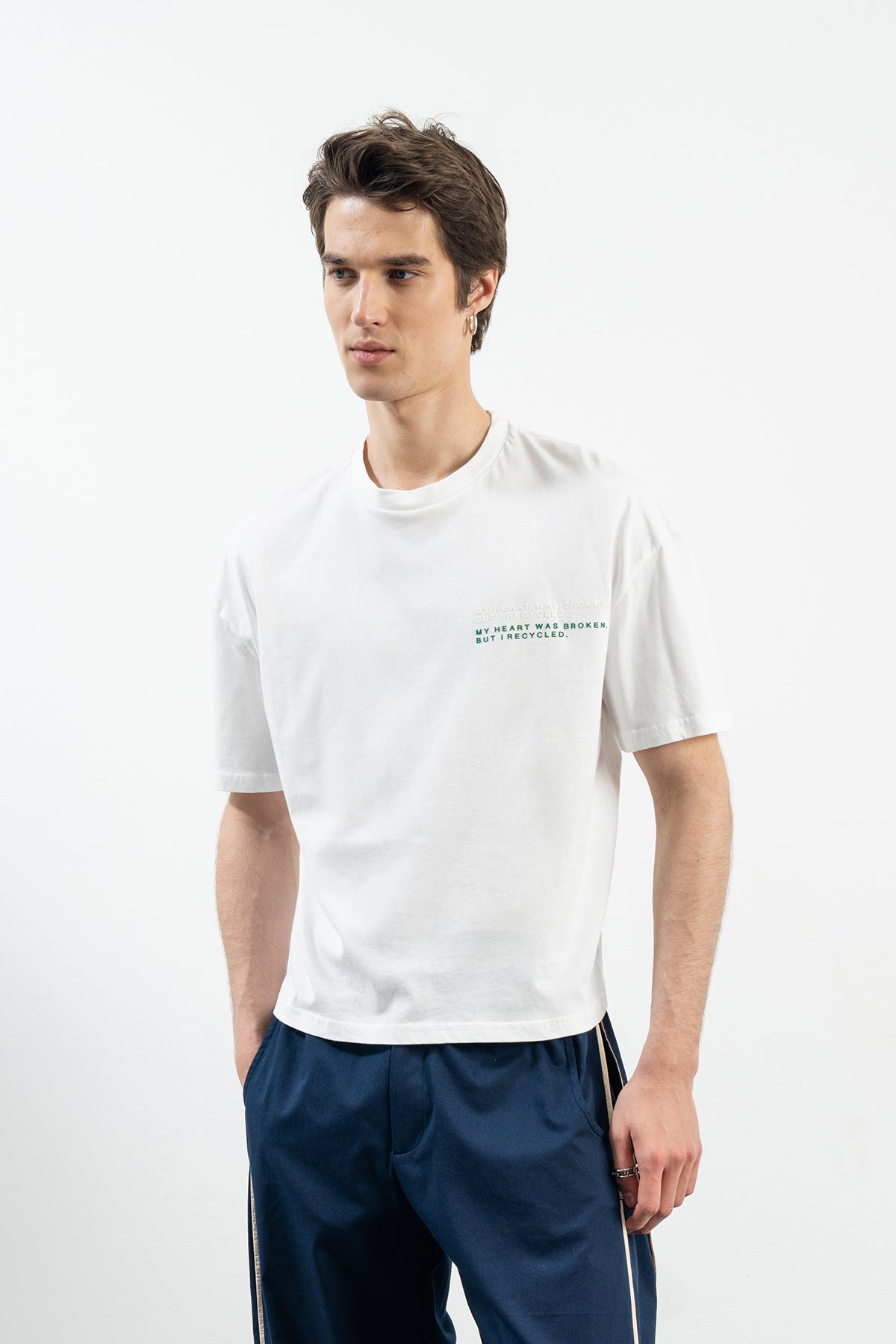 LIVET WHITE T-SHIRT - WHITE