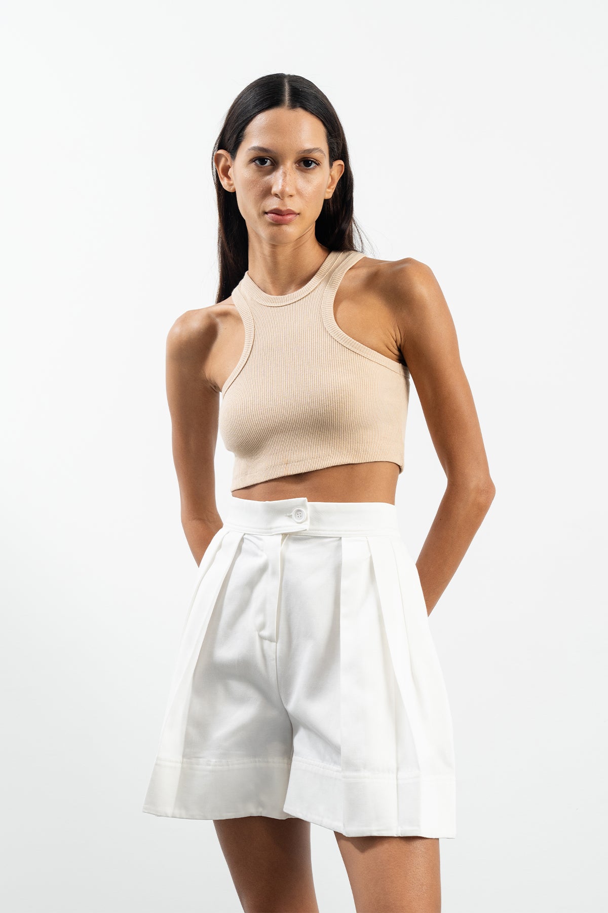 ANEMONE TOP - BEIGE