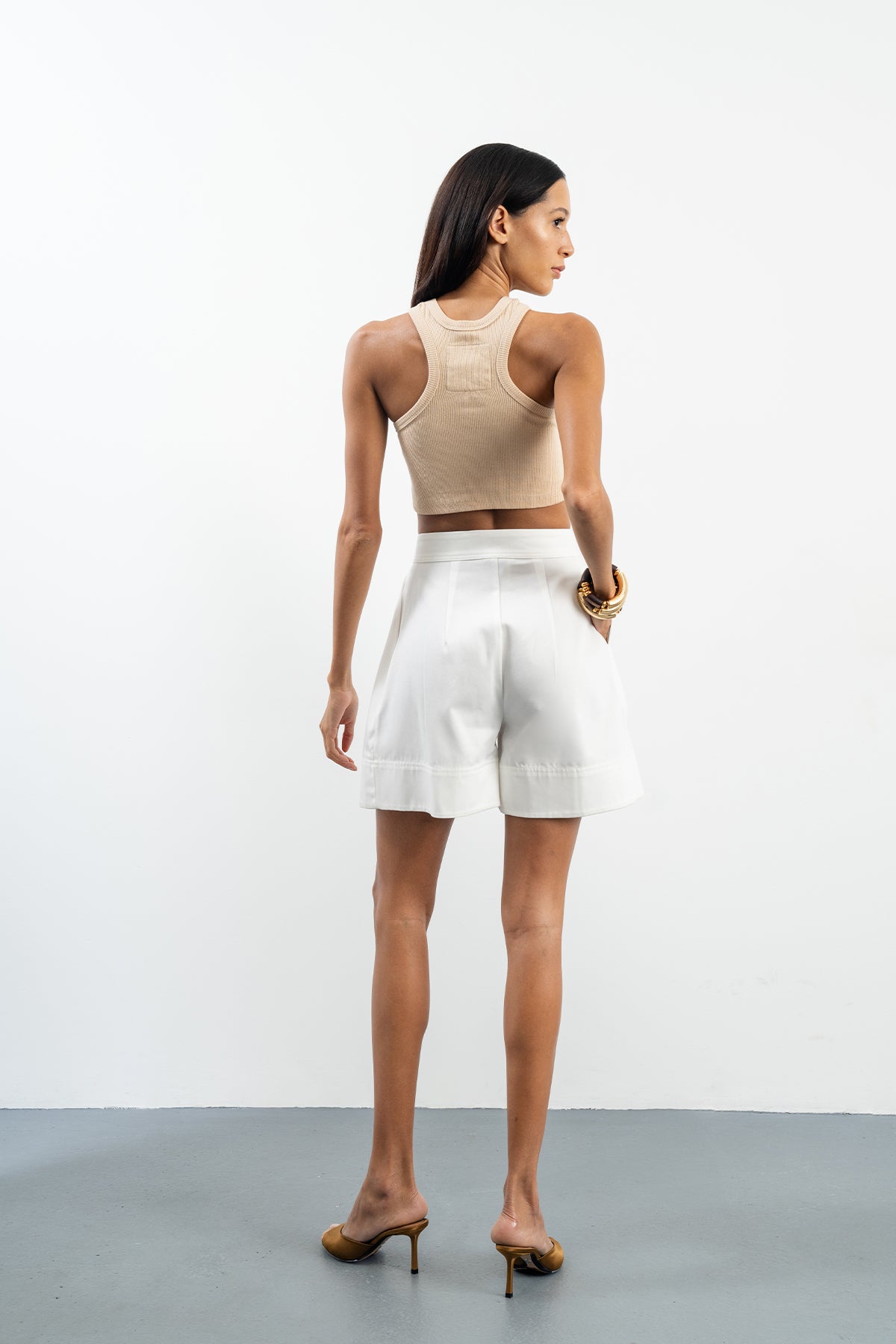 ANEMONE TOP - BEIGE