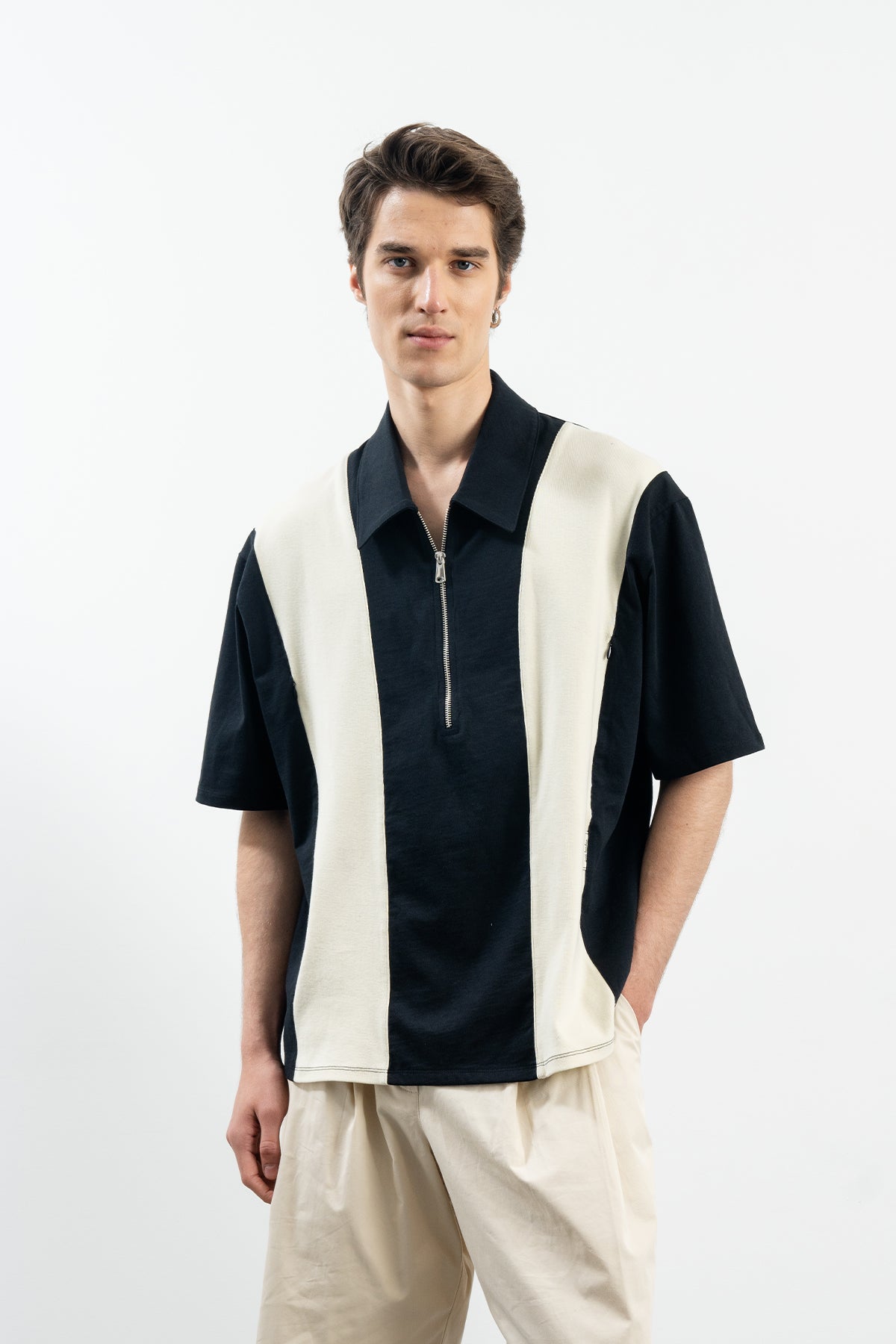 DIMI T-SHIRT - BLACK / WHITE