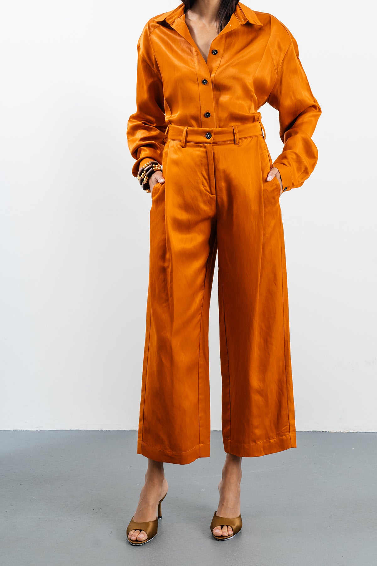 KHAKI PANTS - ORANGE