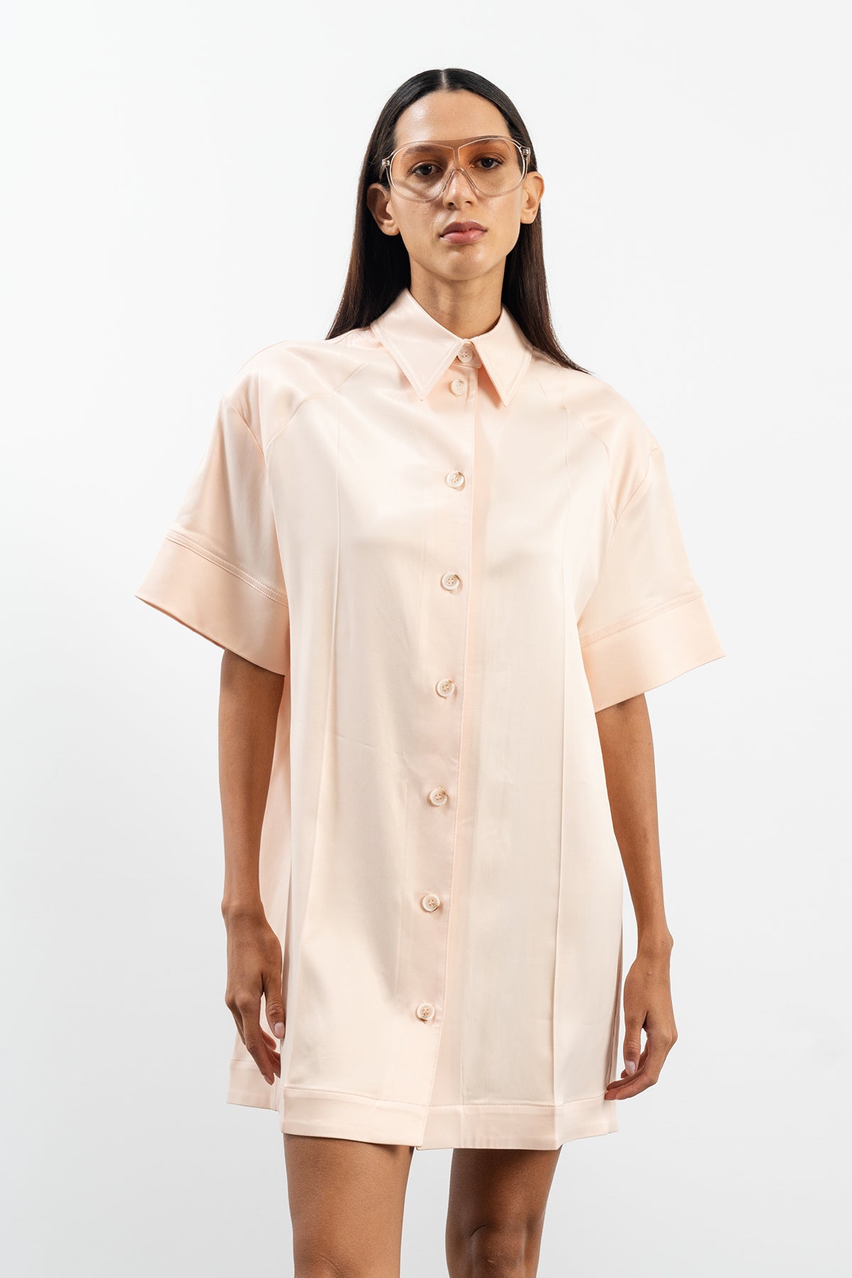 TORA DRESS - POWDER