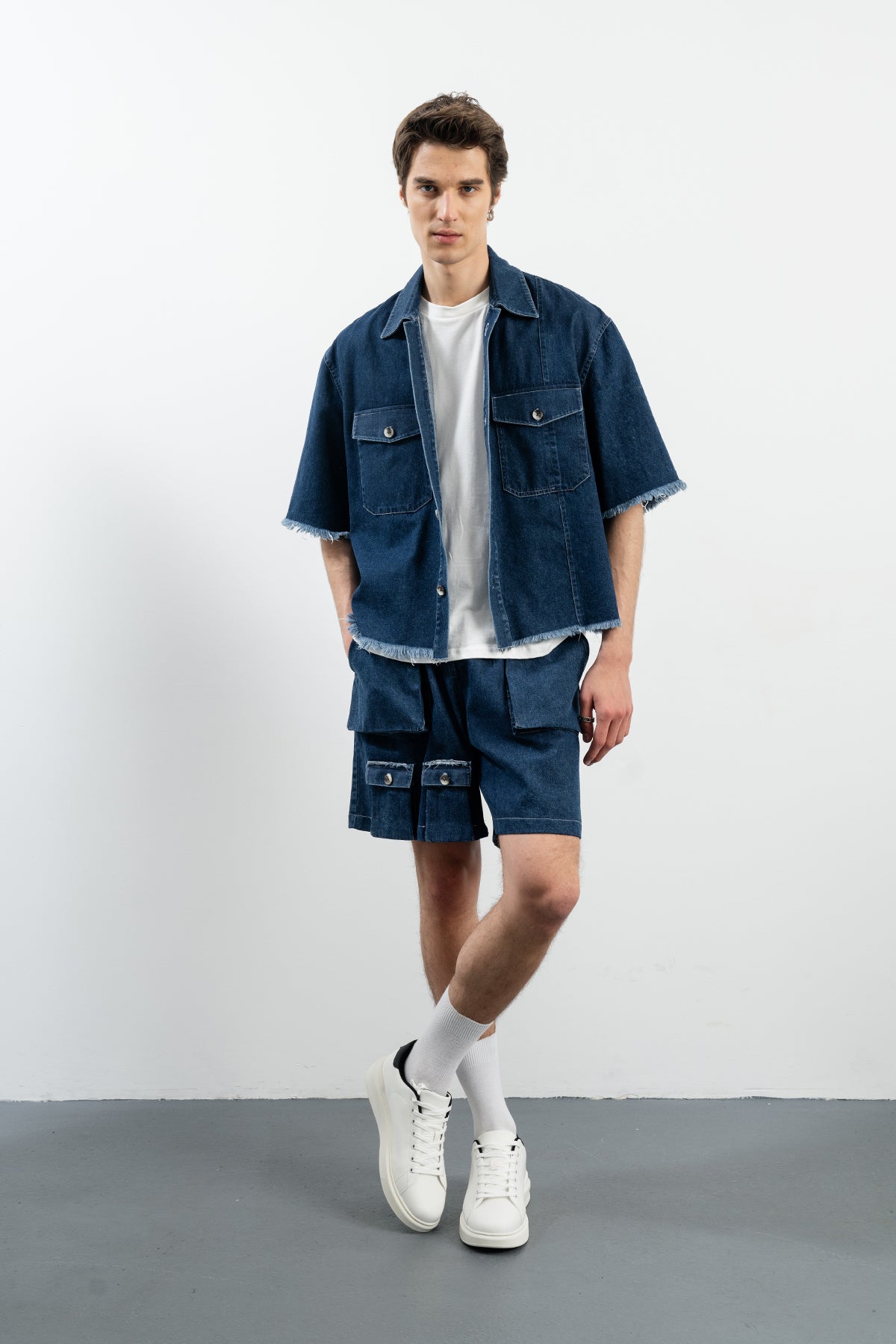 JAR SHIRT - NAVY DENIM