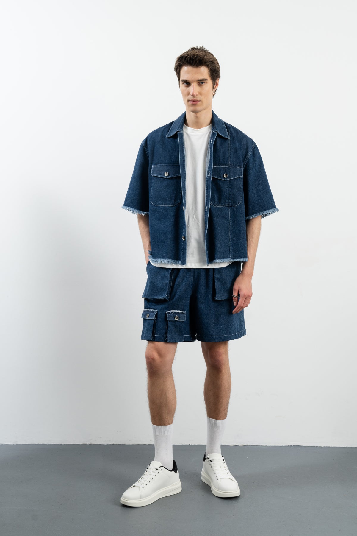 JAR SHIRT - NAVY DENIM