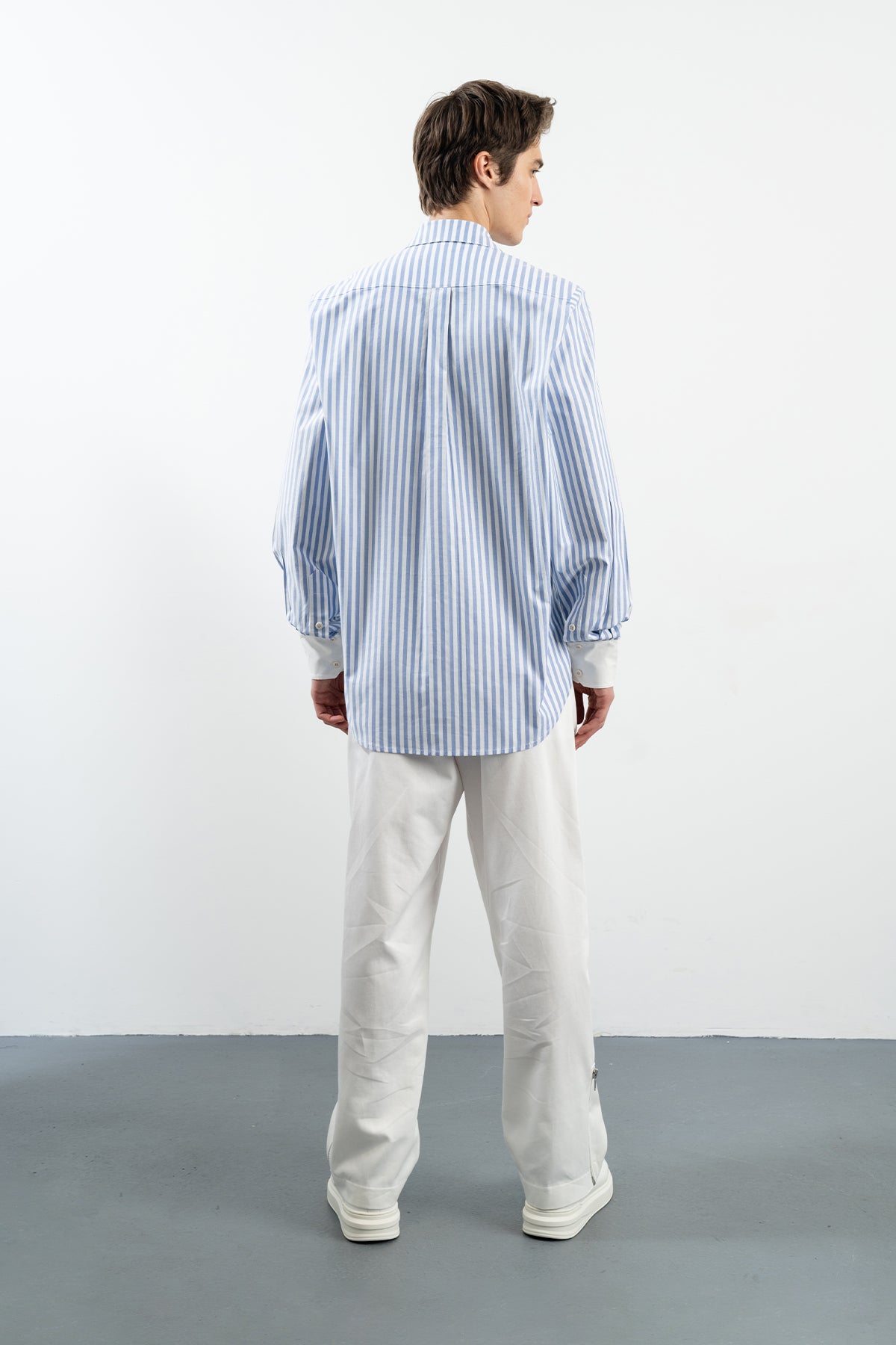 MAJ SHIRT - BLUE/WHITE