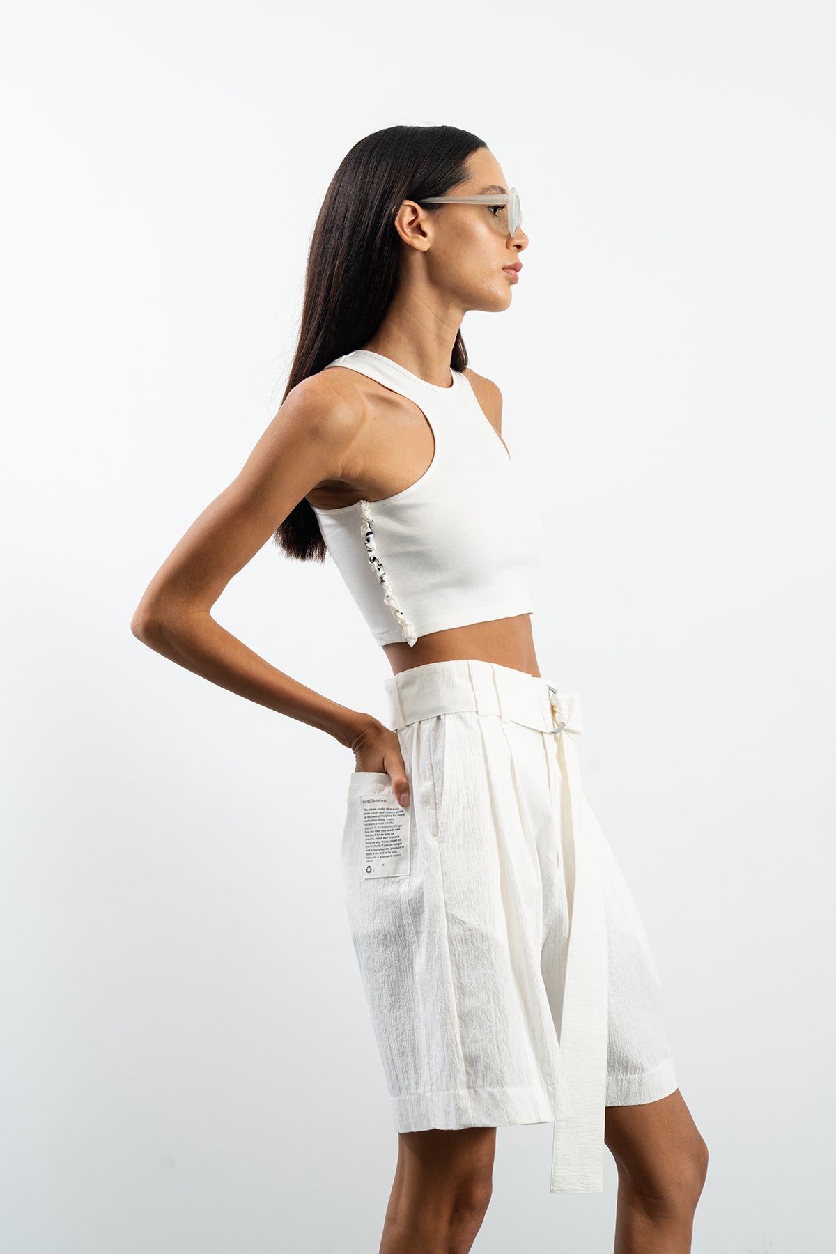 ANET SHORTS - WHITE