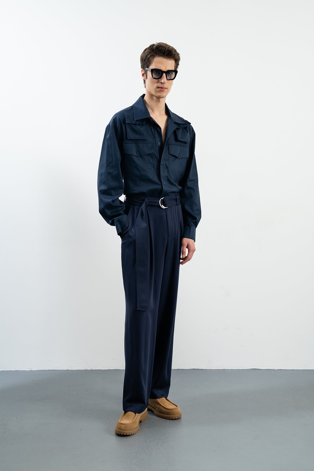 CAMERON NAVY SHIRT - NAVY