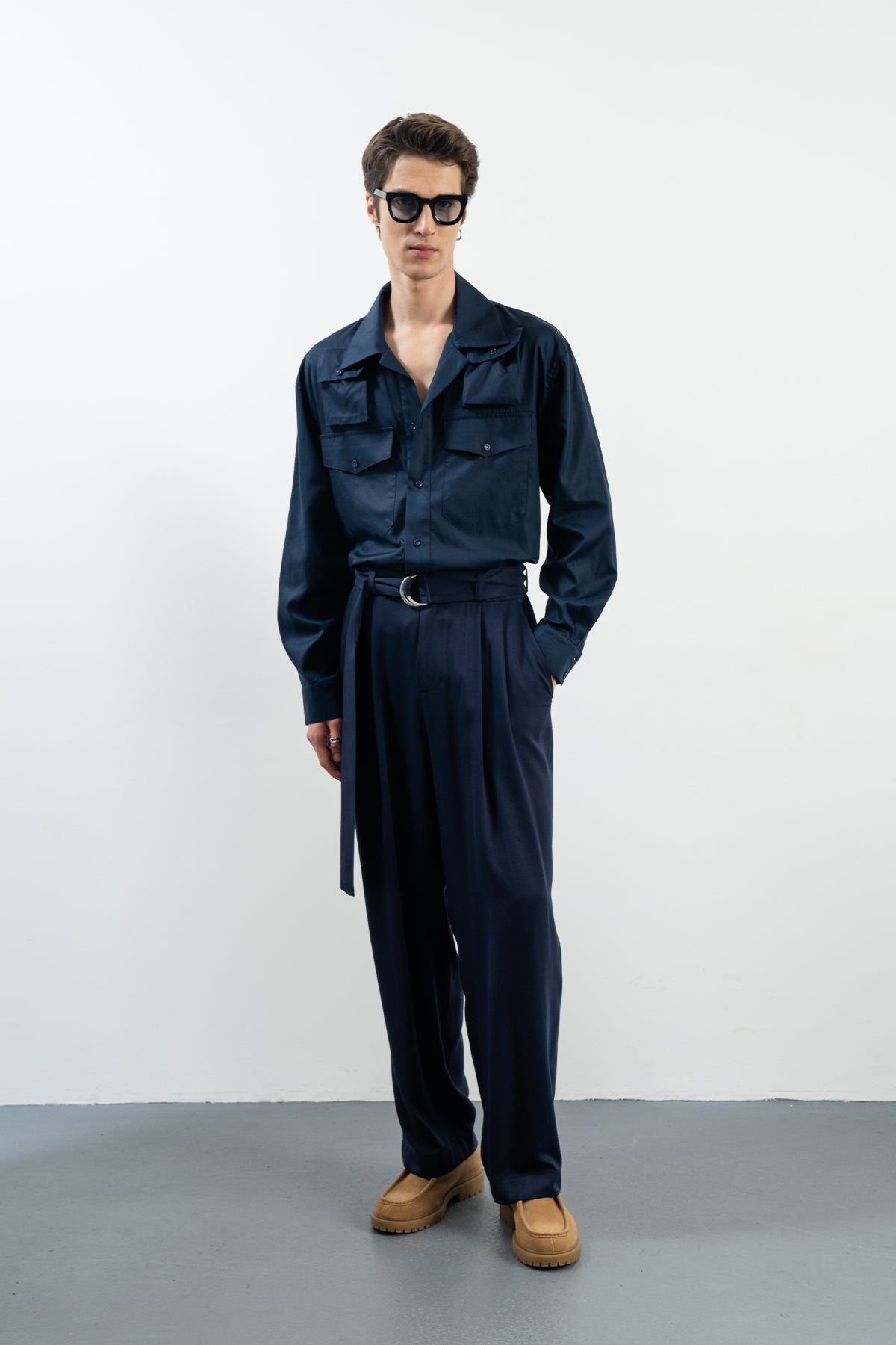 CAMERON NAVY SHIRT - NAVY