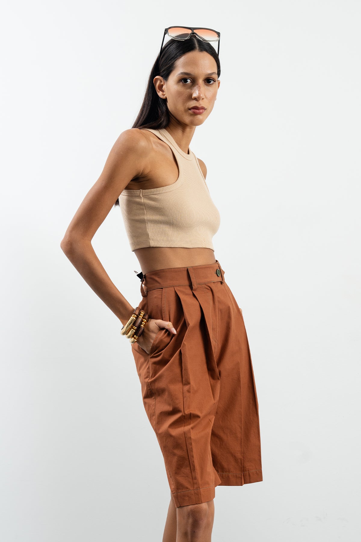 ANEMONE TOP - BEIGE